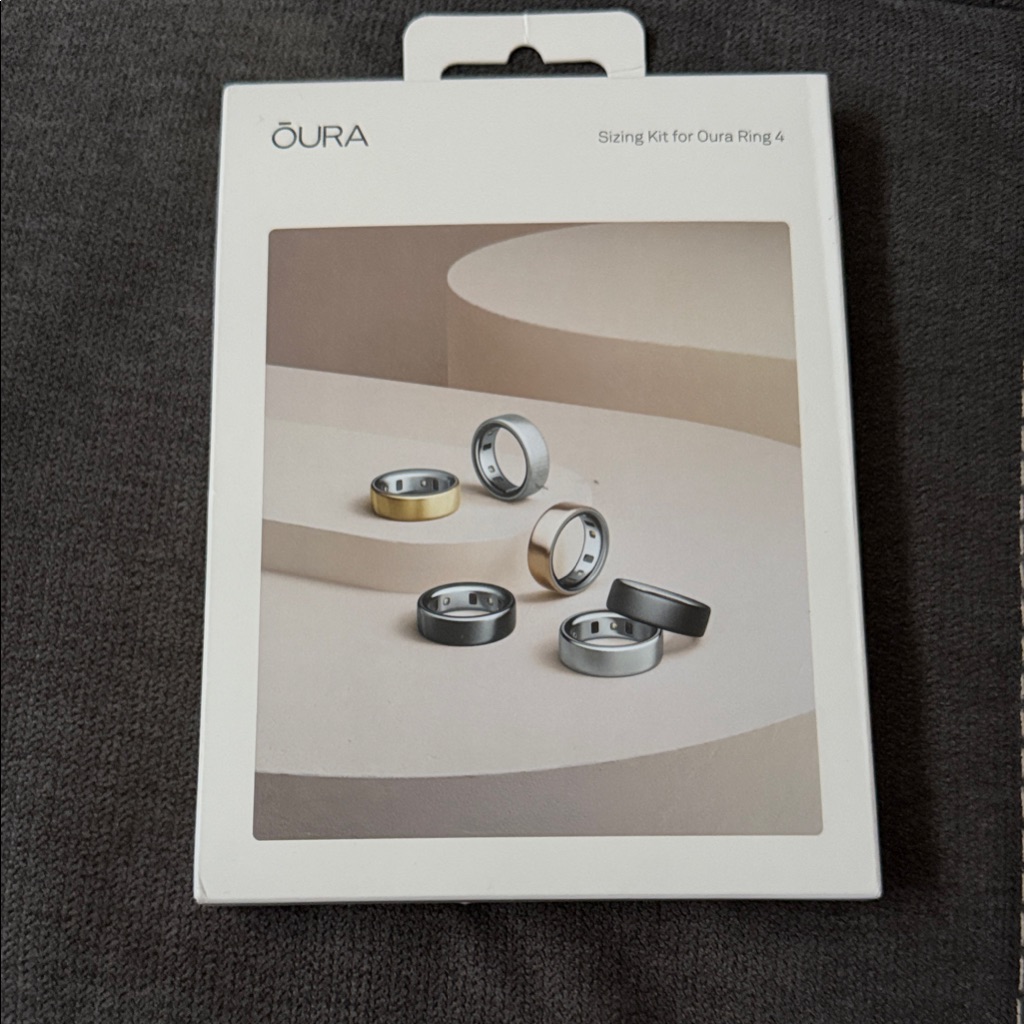 Oura Ring Sizing Kit With Silver Option